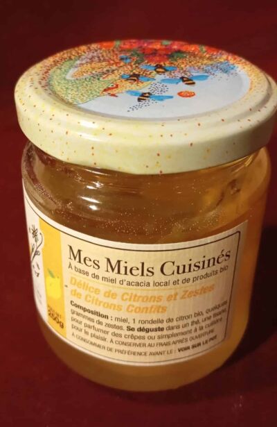 Les miels cuisinés : citrons confits