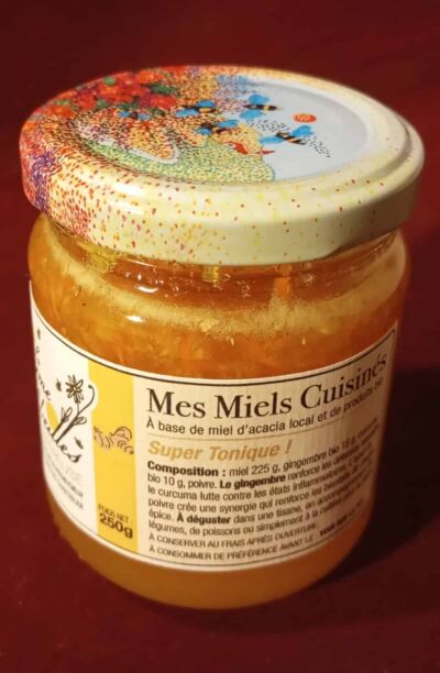 Les miels cuisinés : super tonique au gingembre et curcuma